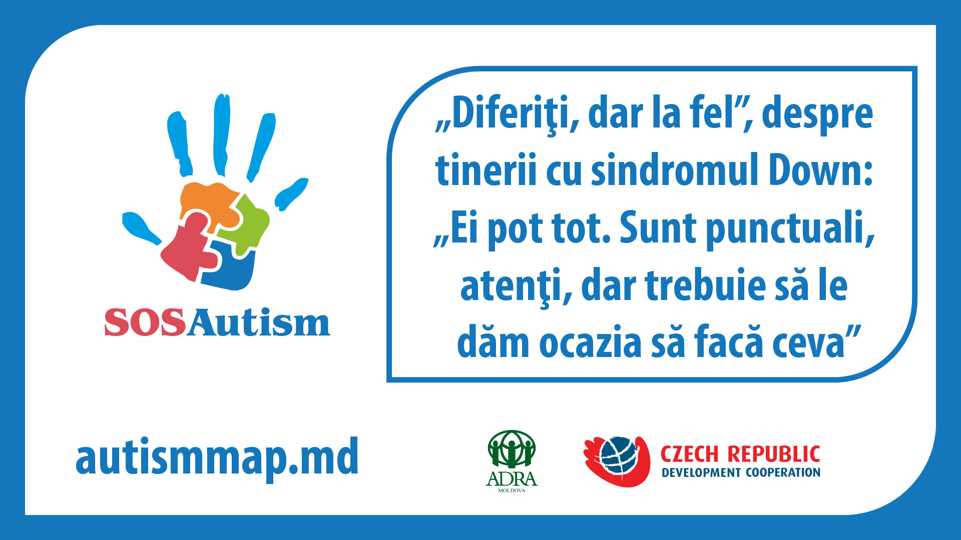 Diferiţi, dar la fel”, tinerii cu sindromul Down: „Ei pot tot. Sunt punctuali, atenţi, dar trebuie să le dăm ocazia să facă ceva” – AutismMap Moldova